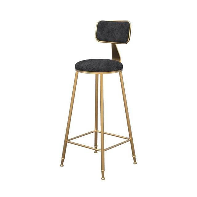 Nordic Modern Iron Bar Stool - MaviGadget