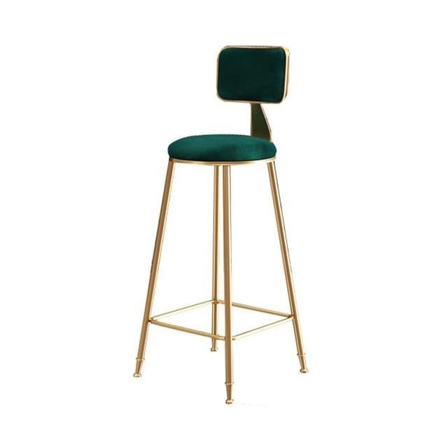Nordic Modern Iron Bar Stool - Image 6
