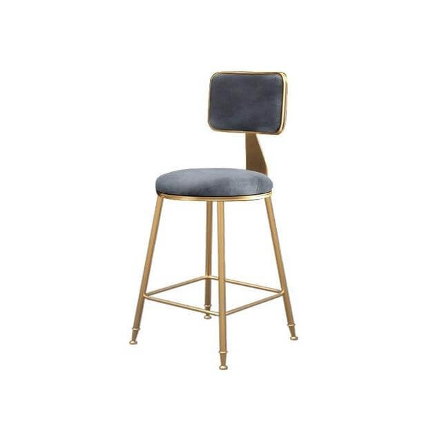 Nordic Modern Iron Bar Stool - Image 16