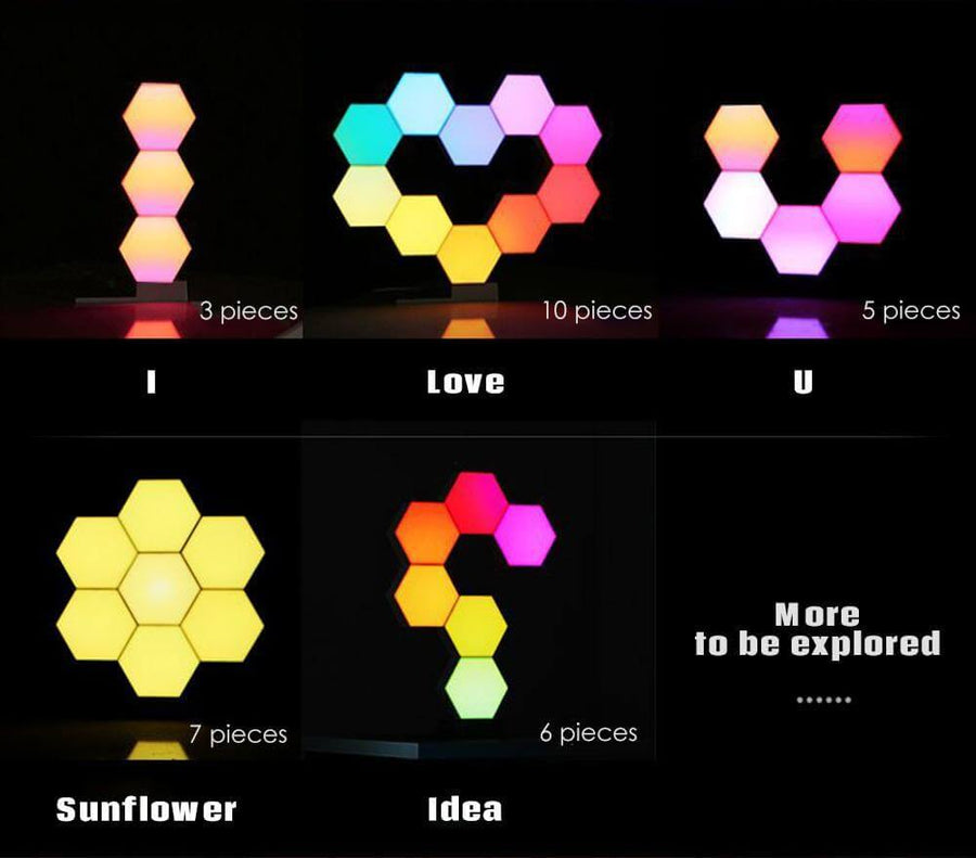 Creative Geometry Smart LED Night Light - Image 7