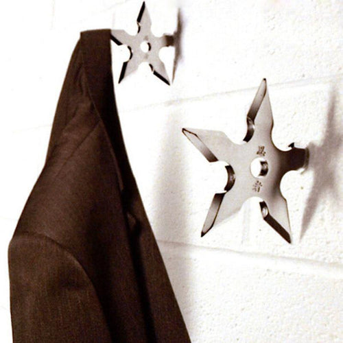 Stainless Steel Ninja Darts Wall Hanger - Image 0