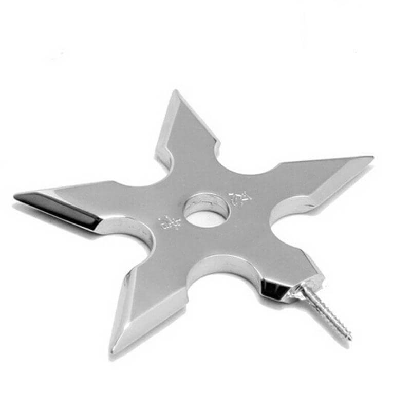 Stainless Steel Ninja Darts Wall Hanger - Image 1
