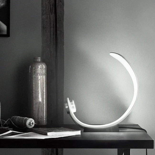 Modern Nordic Curl Table LED Lamp