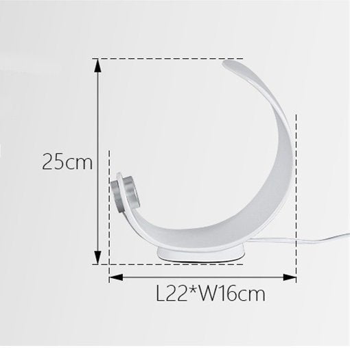 Modern Nordic Curl Table LED Lamp - Image 5