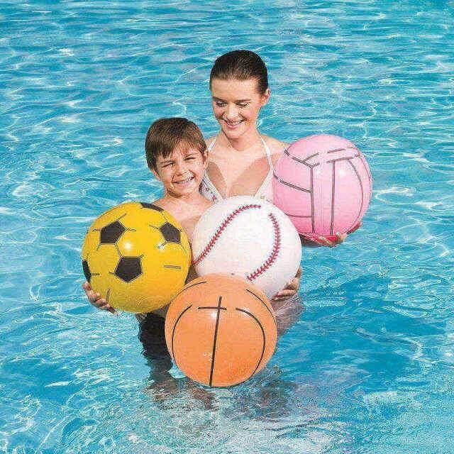 Inflatable Pool Party Fun Volleyball Float - Image 3