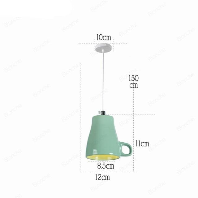 Nordic Ceramic Tea Cup Light - Image 15