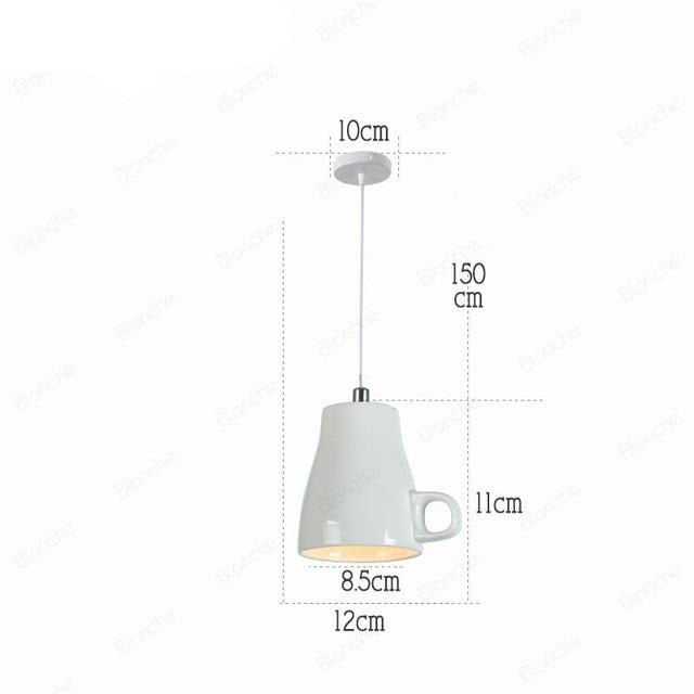 Nordic Ceramic Tea Cup Light - Image 7