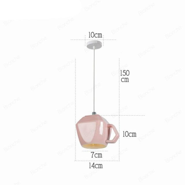 Nordic Ceramic Tea Cup Light - Image 20