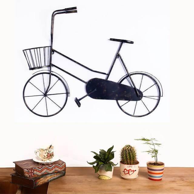 Vintage Iron Retro Bicycle Home Decor - Image 1