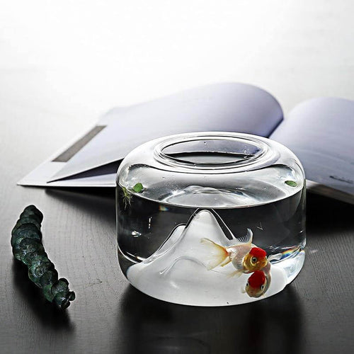 Creative Transparent Snow Mountain Fish Aquariums - Image 0