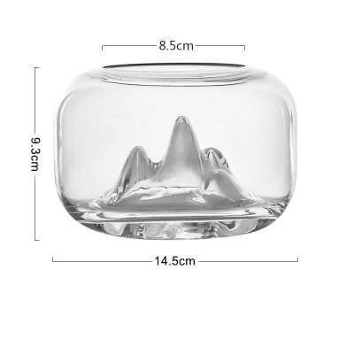 Creative Transparent Snow Mountain Fish Aquariums - Image 1