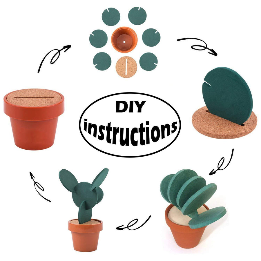 Non-Slip Cactus Coaster Set - Image 5