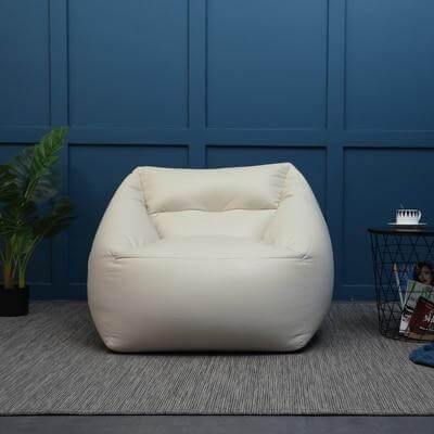 Lazy Sofa Leather Bean Bag - Image 9