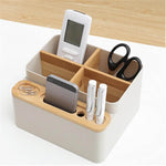 Multi-function 4 Grid Desktop Organizer