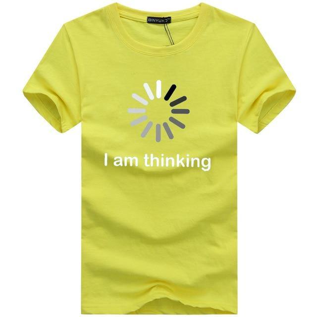 I am thinking Funny Tshirt - Image 6