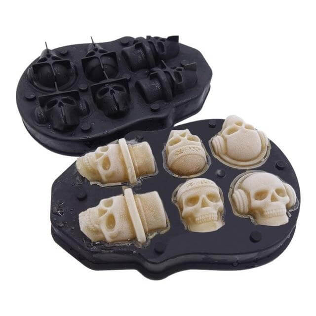 3D Skull Large Ice Cube Tray