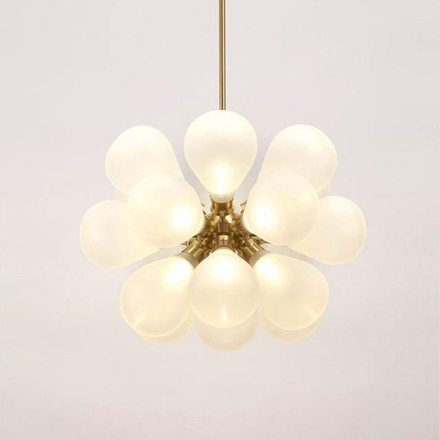 Glass Bubbly Parlor Pendant Lamp - Image 1