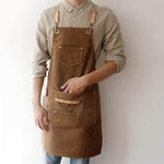 Vintage Leather Chef Apron