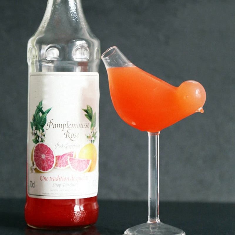 Bird Shape Creative Cocktail Glass - Image 4