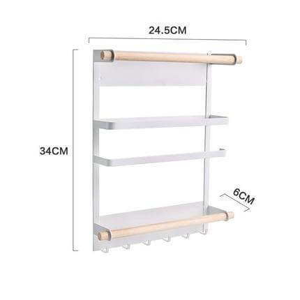 Magnetic Smart Kitchen Rack Organizer