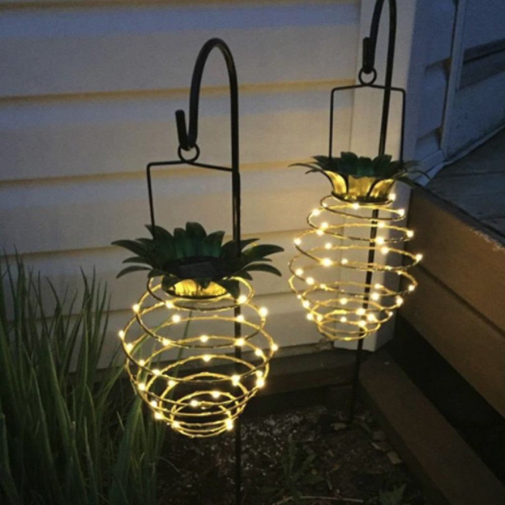 Outdoor Solar Garden Pineapple Automatic Lights