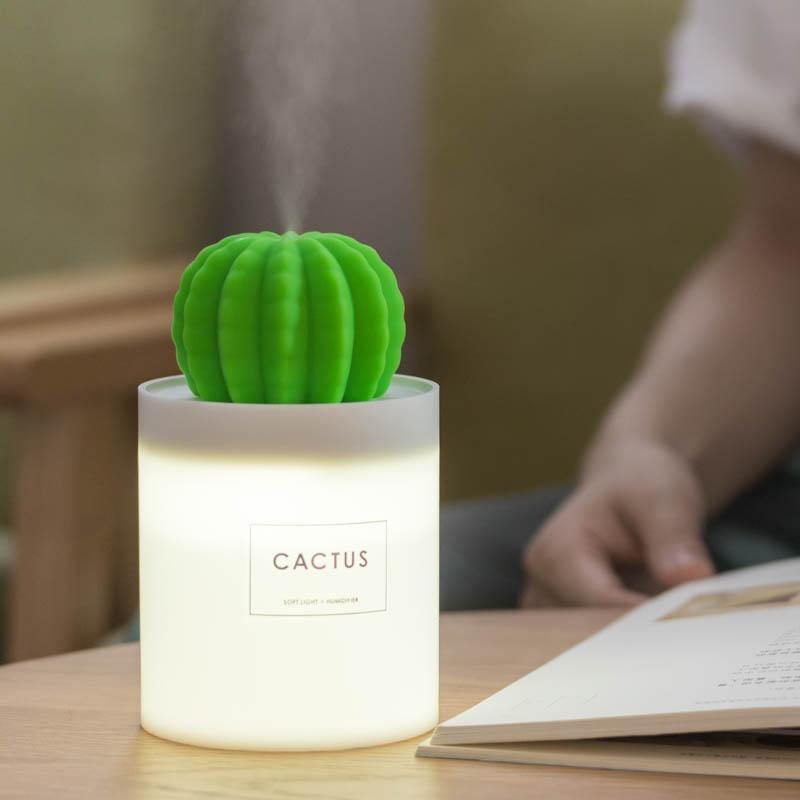 Cactus Ultrasonic Aromatherapy Humidifier - Image 1