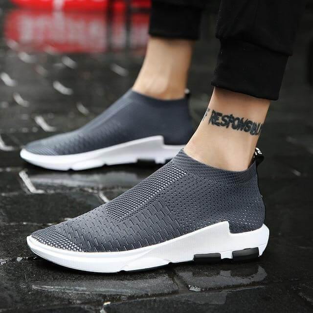 Breathable Wear-Resisting Knitted Men Shoes - Image 5