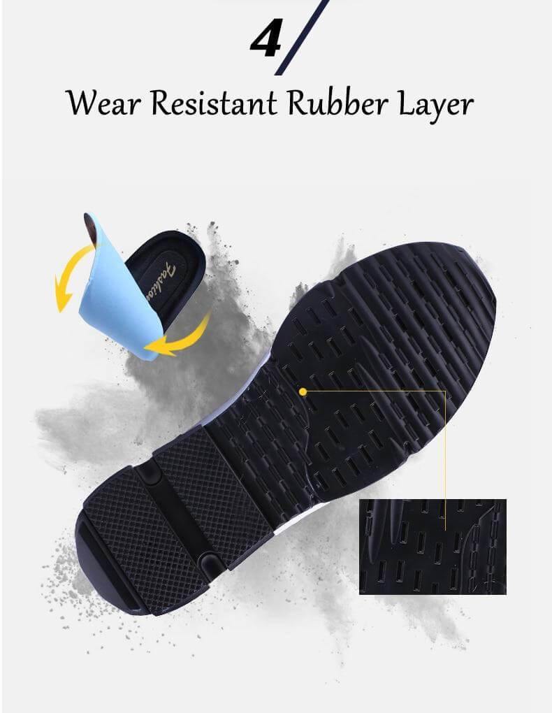 Breathable Wear-Resisting Knitted Men Shoes - Image 3