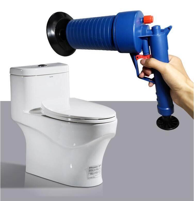 High Pressure Air Drain Clog Remover Pump Plunger Kit - Image 1
