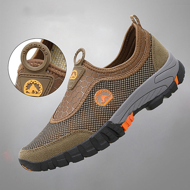 Men Outdoor Comfy Breathable Mountaineer Hiking Shoes - Image 1
