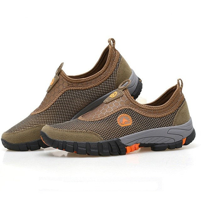 Men Outdoor Comfy Breathable Mountaineer Hiking Shoes - Image 13
