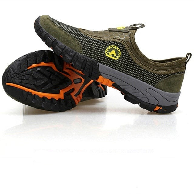 Men Outdoor Comfy Breathable Mountaineer Hiking Shoes - Image 14