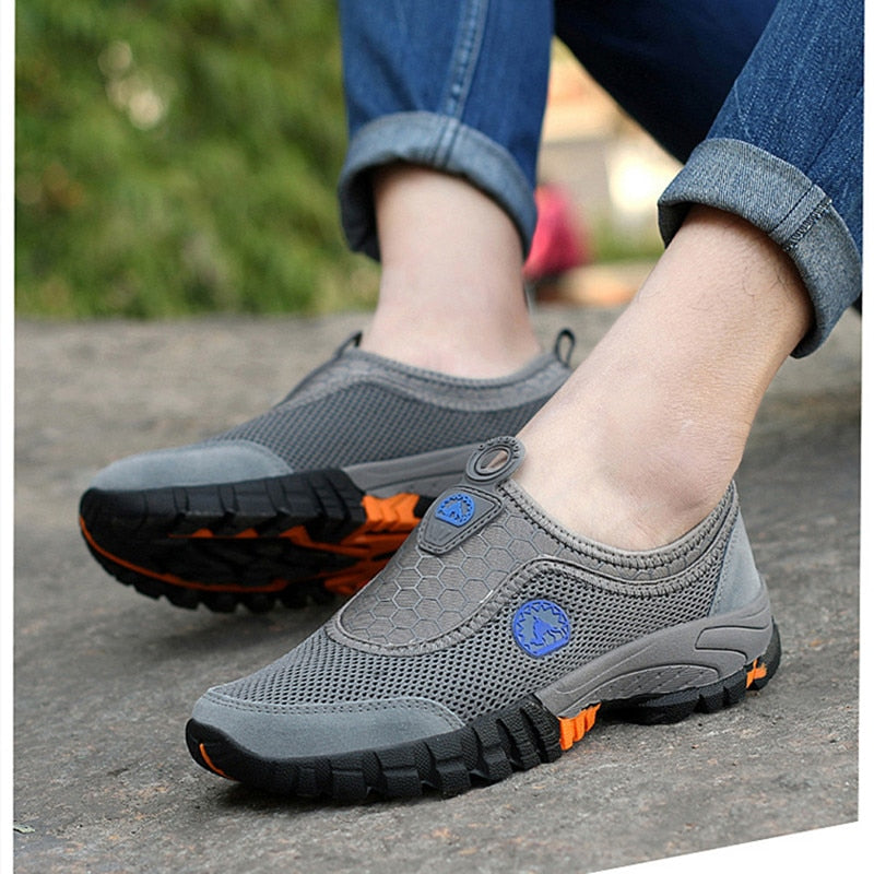 Men Outdoor Comfy Breathable Mountaineer Hiking Shoes - Image 4
