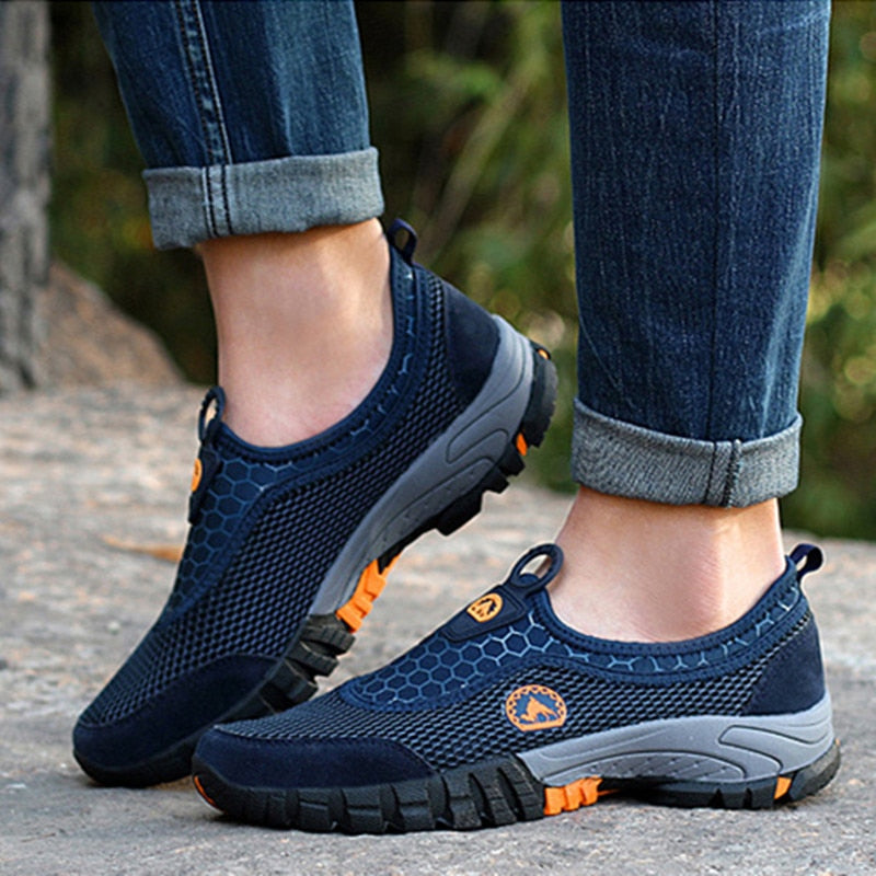 Men Outdoor Comfy Breathable Mountaineer Hiking Shoes - Image 6