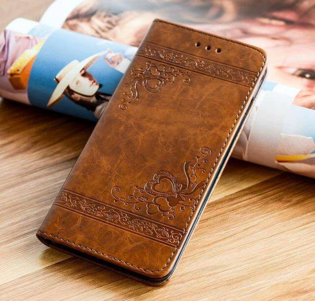 High Quality Leather Flip Cover Wallet Case for Iphone X and Other Models - Image 5
