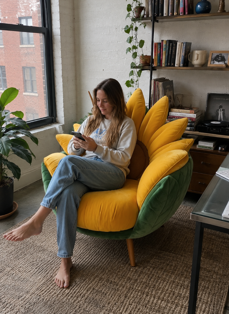 Sunflower Comfort European Sofa Chair