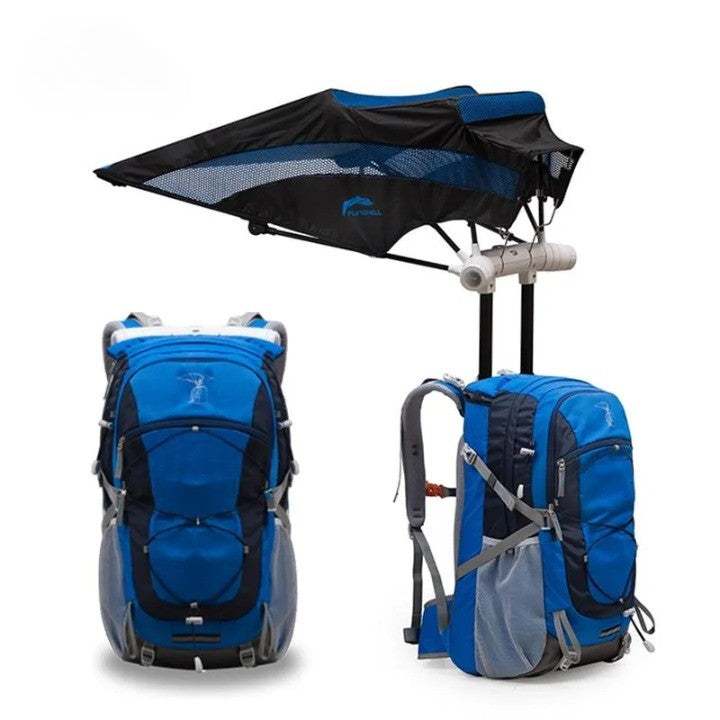 2in1 Built-in Sun Umbrella Backpack