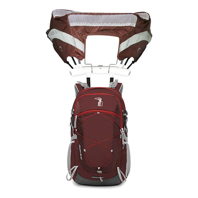 2in1 Built-in Sun Umbrella Backpack - Image 2