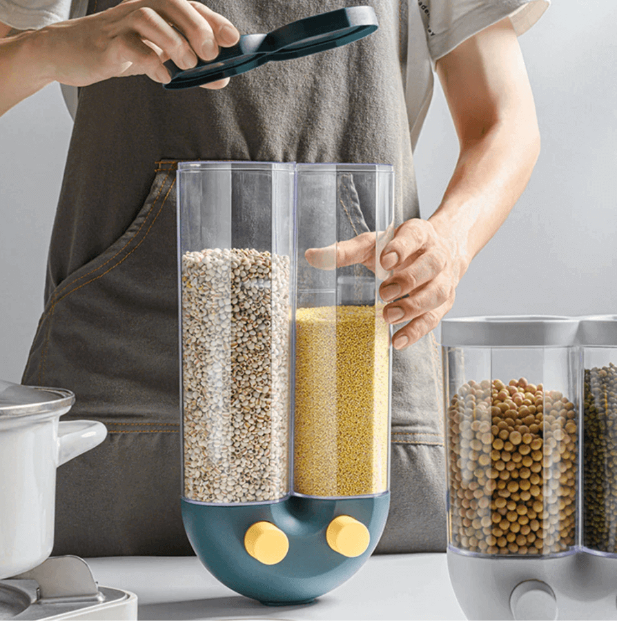 Wall-Mounted Automatic Kitchen Grain Rice Storage Tank - Image 8