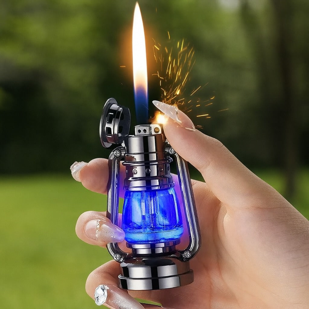 Mini Retro Flame Lantern Torch Lighter - Image 0