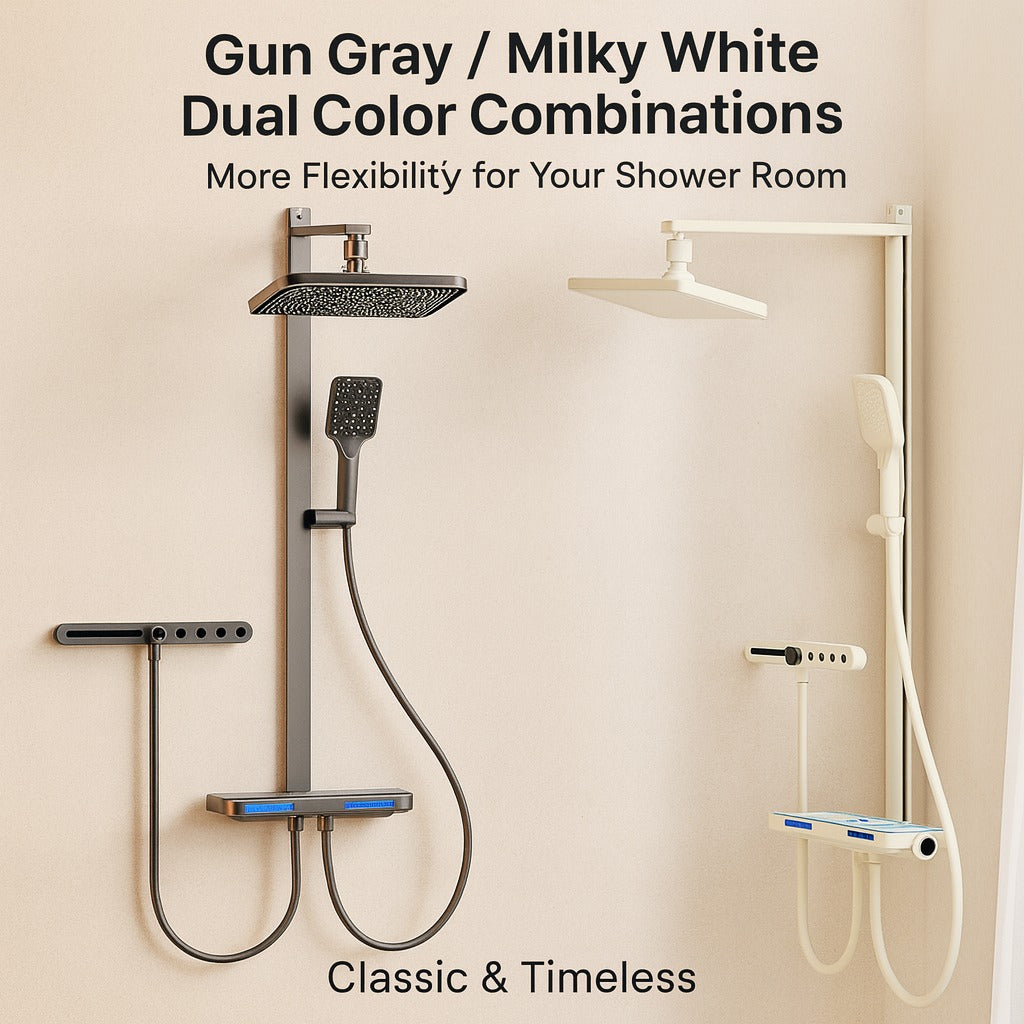 Thermostatic Rainfall Aura Shower Set - Image 4