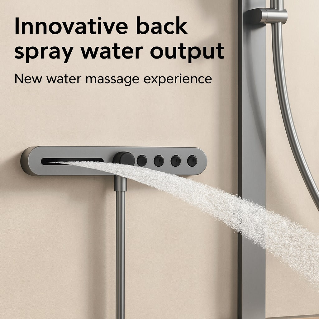 Thermostatic Rainfall Aura Shower Set - Image 3