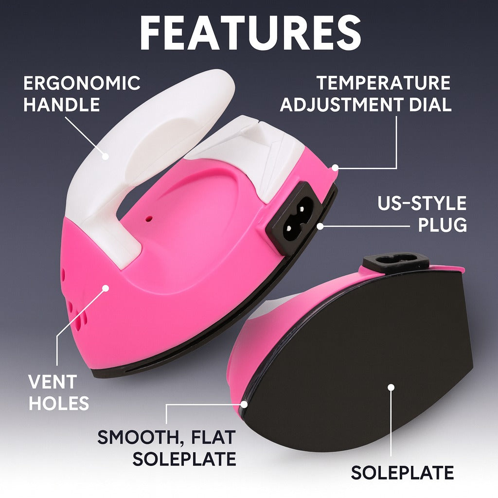 Ultra Compact Travel-Friendly Electric Iron - Image 3