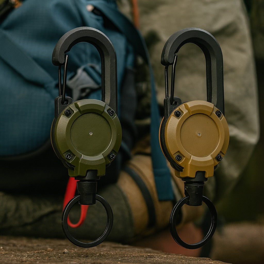 Trail Lock Anti-Lost Retractable Carabiner Keychain - Image 4