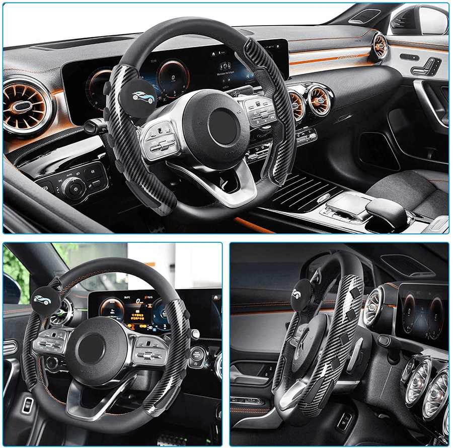 Universal Anti-Slip Car Steering Wheel Booster Cover - Image 1