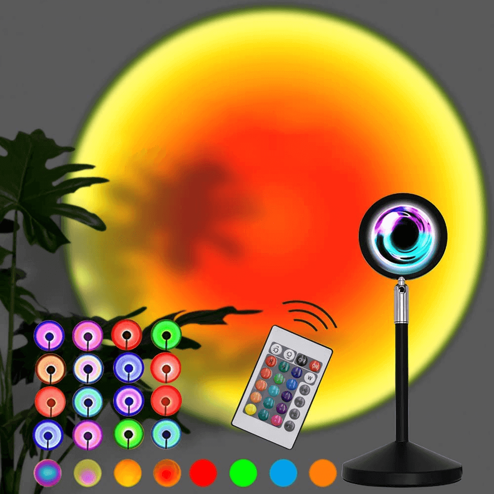 Remote Control Sunset Atmosphere LED Lamp