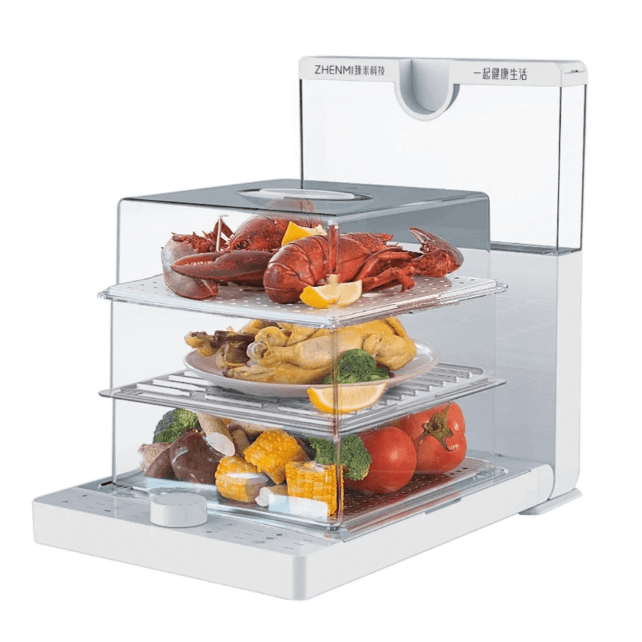 Large Capacity Multi-Layer Folding Electric Steamer Box - Image 8