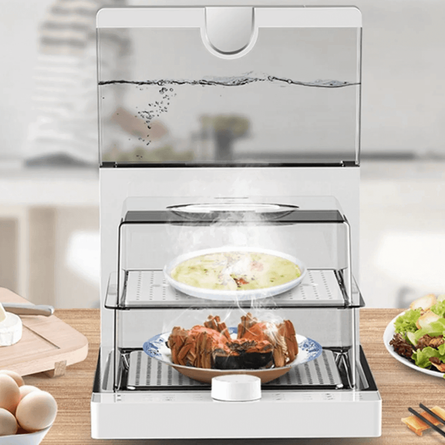 Large Capacity Multi-Layer Folding Electric Steamer Box - Image 5