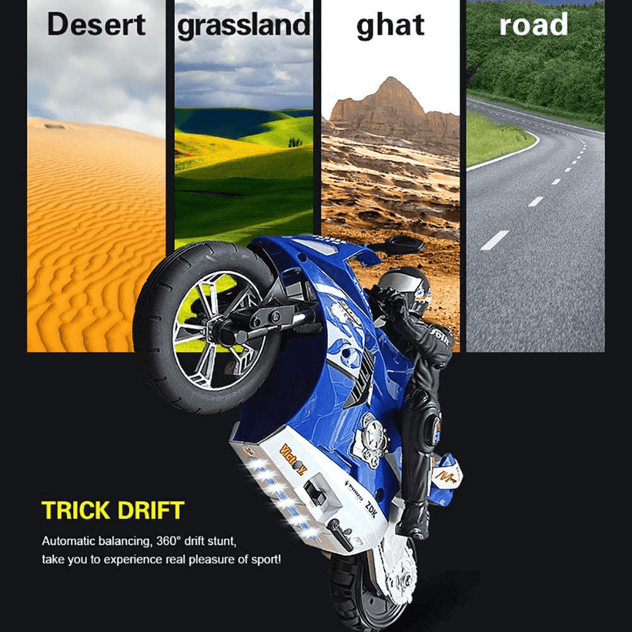 Self-Balancing Remote Control Motorcycle Toy - Image 0