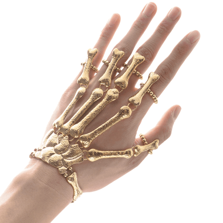 Skeleton Punk Halloween Finger Bracelet - Image 7